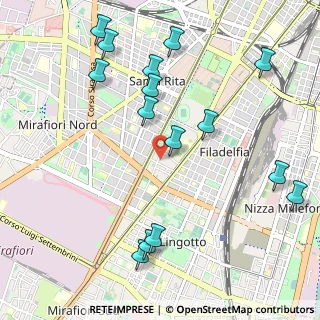 Mappa Via Paolo Sarpi, 10134 Torino TO, Italia (1.228)