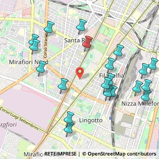 Mappa Via Paolo Sarpi, 10134 Torino TO, Italia (1.27)