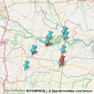 Mappa Via della Resistenza, 46020 Quingentole MN, Italia (6.45636)