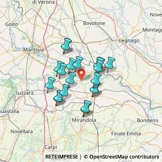 Mappa Via della Resistenza, 46020 Quingentole MN, Italia (10.393)