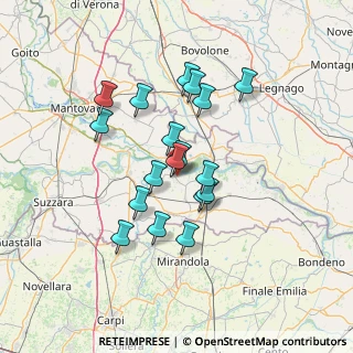 Mappa Via della Resistenza, 46020 Quingentole MN, Italia (11.54778)