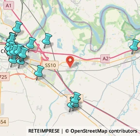 Mappa Strada di Cortemaggiore, 29122 Roncaglia PC, Italia (5.976)