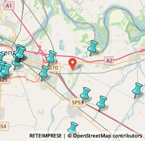 Mappa Strada di Cortemaggiore, 29122 Roncaglia PC, Italia (6.3955)