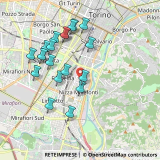 Mappa Via Peveragno, 10126 Torino TO, Italia (2.023)