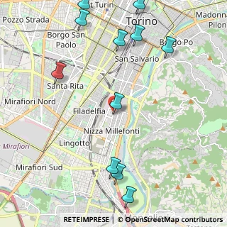 Mappa Via Peveragno, 10126 Torino TO, Italia (2.76727)