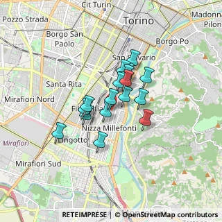Mappa Via Peveragno, 10126 Torino TO, Italia (1.13222)