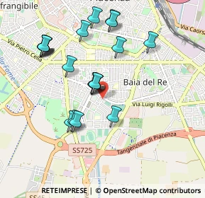 Mappa Via Antonio Zanetti, 29122 Piacenza PC, Italia (0.9505)