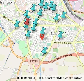 Mappa Via Antonio Zanetti, 29122 Piacenza PC, Italia (1.0565)