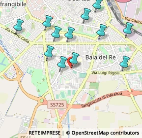 Mappa Via Antonio Zanetti, 29122 Piacenza PC, Italia (1.07083)