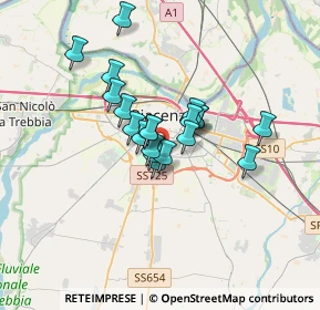 Mappa Via Antonio Zanetti, 29122 Piacenza PC, Italia (2.34)