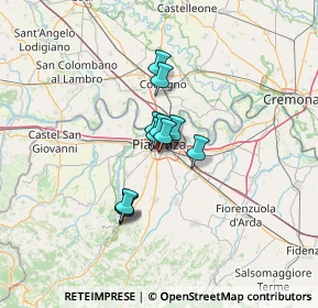 Mappa Via Antonio Zanetti, 29122 Piacenza PC, Italia (7.85273)