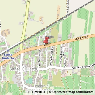 Mappa Via Emilia, 110, 27046 Santa Giuletta, Pavia (Lombardia)