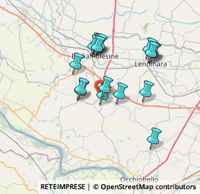 Mappa Via Giovanni Falcone, 45020 Canda RO, Italia (6.13588)