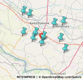 Mappa Via Giovanni Falcone, 45020 Canda RO, Italia (6.41182)