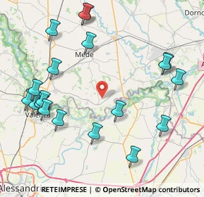 Mappa Via Maestra, 27030 Gambarana PV, Italia (9.8875)