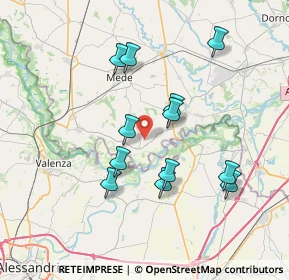 Mappa Via Maestra, 27030 Gambarana PV, Italia (6.755)