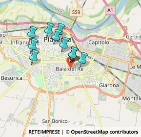 Mappa Via Luigi Dodi, 29122 Piacenza PC, Italia (1.39364)