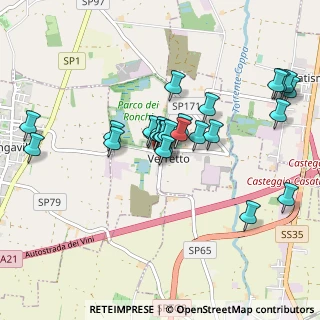 Mappa Via Roma, 27053 Verretto PV, Italia (0.82308)