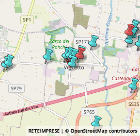 Mappa Via Roma, 27053 Verretto PV, Italia (1.1585)