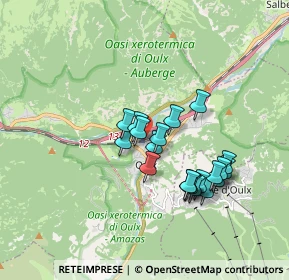 Mappa Via dei Quartieri, 10056 Oulx TO, Italia (1.5395)