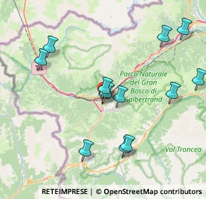 Mappa Via San Lorenzo, 10056 Oulx TO, Italia (8.06769)