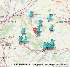 Mappa Via Casariglio, 14026 Cunico AT, Italia (13.64167)