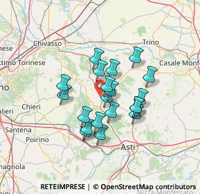 Mappa Via Casariglio, 14026 Cunico AT, Italia (10.366)