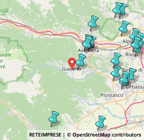 Mappa Giaveno, 10094 Giaveno TO, Italia (10.552)