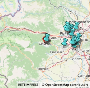 Mappa Giaveno, 10094 Giaveno TO, Italia (15.8375)