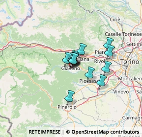 Mappa Giaveno, 10094 Giaveno TO, Italia (7.19286)