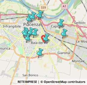 Mappa Via Giorgio Perlasca, 29122 Piacenza PC, Italia (1.5925)