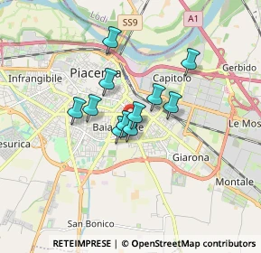 Mappa Via Giorgio Perlasca, 29122 Piacenza PC, Italia (1.12727)