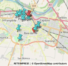 Mappa Via Giorgio Perlasca, 29122 Piacenza PC, Italia (1.70071)