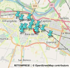 Mappa Via Giorgio Perlasca, 29122 Piacenza PC, Italia (1.22538)