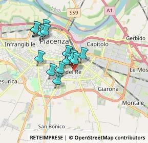 Mappa Via Giorgio Perlasca, 29122 Piacenza PC, Italia (1.45588)