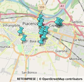 Mappa Via Giorgio Perlasca, 29122 Piacenza PC, Italia (1.18133)