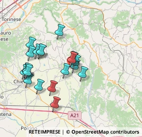 Mappa SP17, 14022 Castelnuovo Don Bosco AT, Italia (6.943)