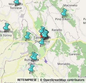 Mappa SP17, 14022 Castelnuovo Don Bosco AT, Italia (2.387)