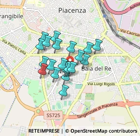 Mappa Via Filippo Grandi, 29122 Piacenza PC, Italia (0.5915)