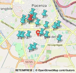 Mappa Via Filippo Grandi, 29122 Piacenza PC, Italia (0.8125)