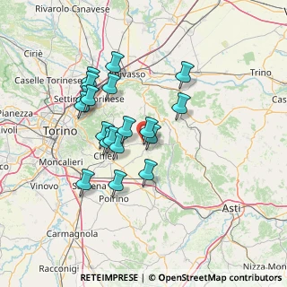 Mappa 10020 Moriondo Torinese TO, Italia (12.24421)