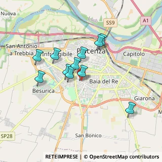 Mappa Via Antonio Caneva, 29122 Piacenza PC, Italia (1.52455)