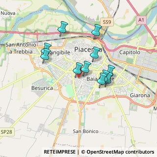 Mappa Via Antonio Caneva, 29122 Piacenza PC, Italia (1.49818)