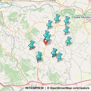 Mappa Strada Camerano Bosco, 14036 Moncalvo AT, Italia (6.42786)
