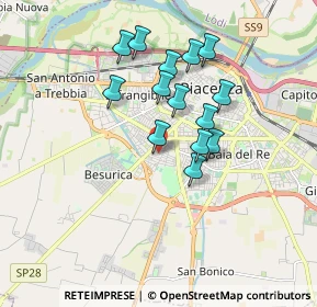 Mappa Via Luigi Lusignani, 29122 Piacenza PC, Italia (1.49)