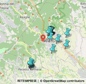 Mappa Strada Pietra del Gallo, 10025 Pino Torinese TO, Italia (1.42)