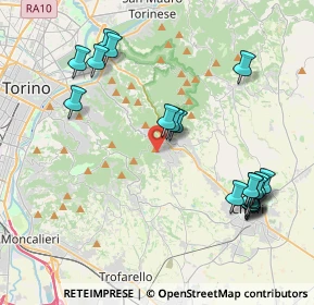 Mappa Strada Pietra del Gallo, 10025 Pino Torinese TO, Italia (4.6085)