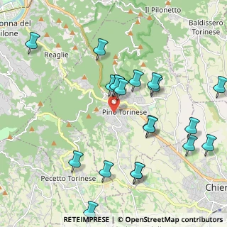 Mappa Via Verdina, 10125 Pino torinese TO, Italia (2.2595)