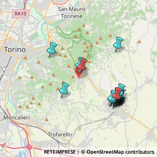 Mappa Via Verdina, 10125 Pino torinese TO, Italia (4.3525)