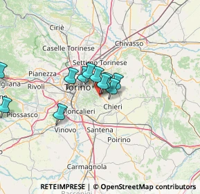Mappa Via Verdina, 10125 Pino torinese TO, Italia (13.28667)